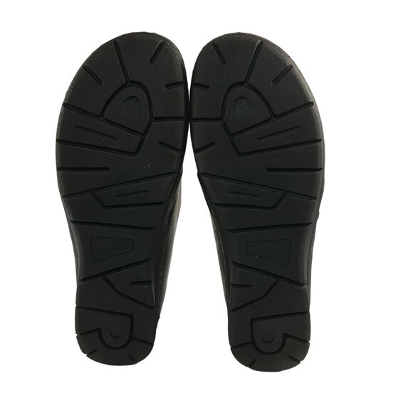 B.O.C BORN BROWN LEATHER ADJUSTABLE STRAP BUTTON SLIP ON COMFORT CLOGS WOMENS SI - Picture 6 of 8